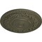 Ekena Millwork Rose Ceiling Medallion (Fits Canopies up to 13 1/2"), Hand-Painted Witch Hazel, 33 7/8"OD x 2 3/8"P CM33ROWHF - alternate 2